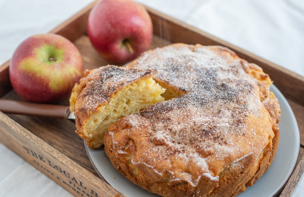 Smeuïge Hollandse appelcake